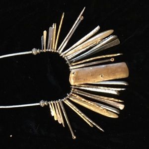 Modern gold gladiator necklace on 18” chain